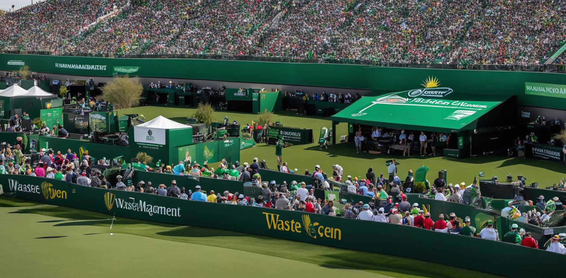 Curated fan experience at the Waste Management Phoenix Open