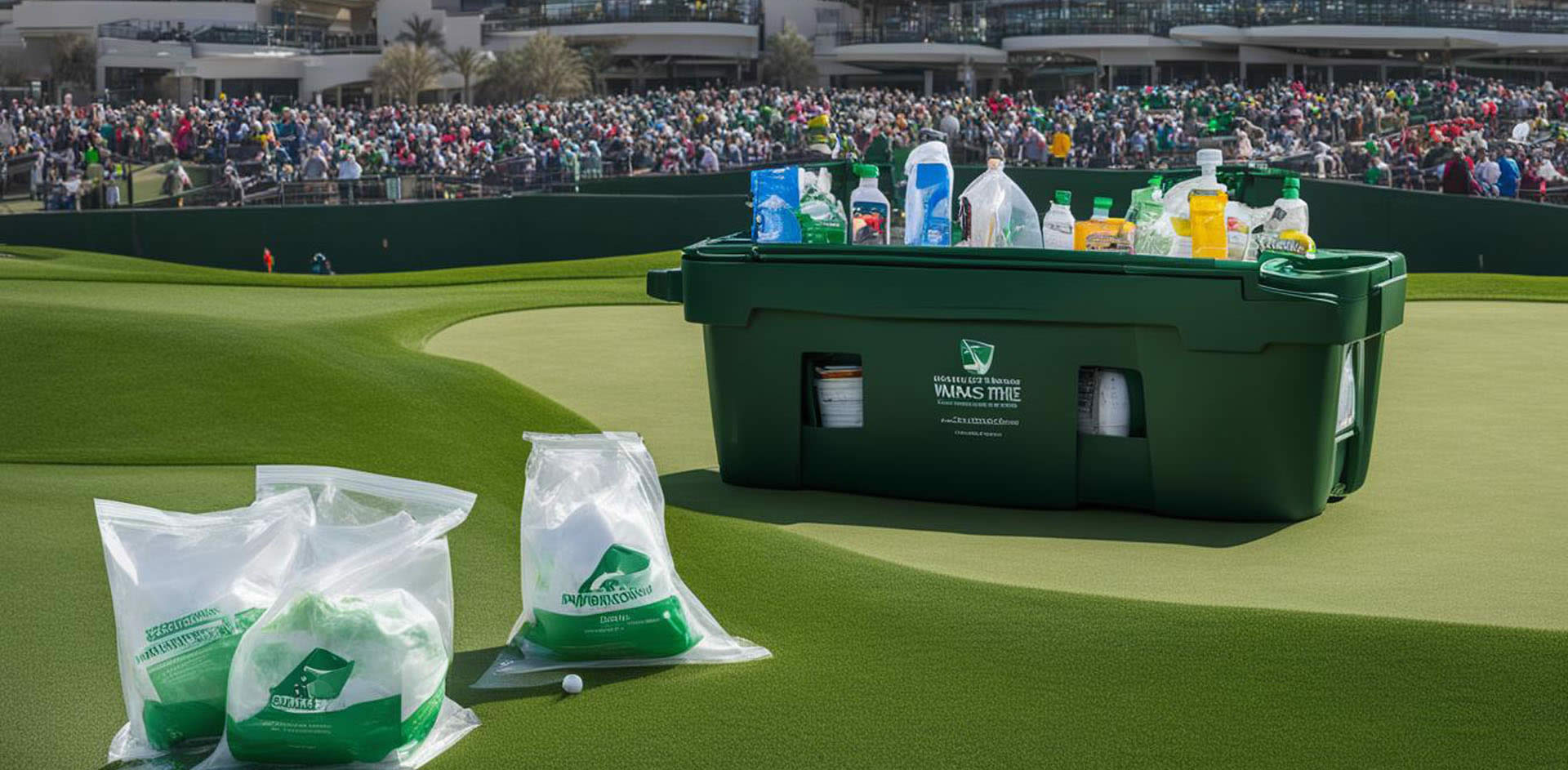 Waste Management Phoenix Open bag policy